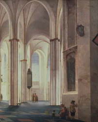 Wnętrze Buurkerka w Utrechcie, 1644